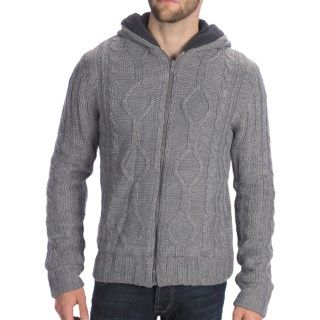Twice Sherpa Lined Hooded Sweater (For Men) 5570K 70
