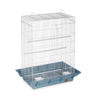 Prevue Pet Products Clean Life Flight Cage Blue & White SP854BL/W