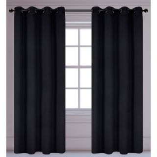 Shimmer Floral Sheer Grommet Curtain Panels by LJ Home