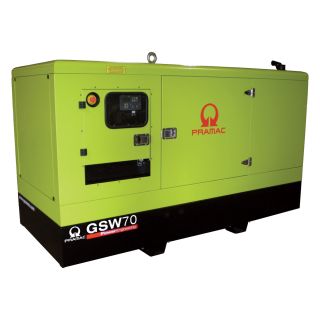 Pramac Commercial Standby Generator — 58 kW, 120/208 Volts, Perkins Engine, Model# GSW70P