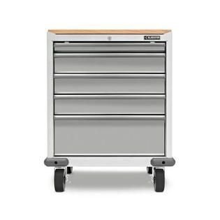 Gladiator GAGD275DZW 28 5 Drawer Modular GearDrawer Everest White