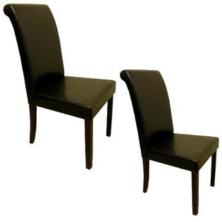 Warehouse of Tiffany Brown Elegant Chair (Set of 8 pcs.)   Home