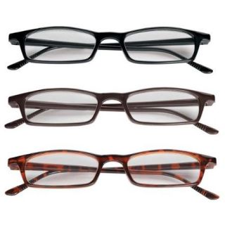 Miles Kimball 3.00X 3 Pair Value Pack Reading Glasses