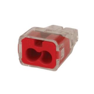 Ideal In Sure Push In Wire Connector, 2 Port   Red (100 Per Bag, Standard Package is 3 Bags) 30 1032P