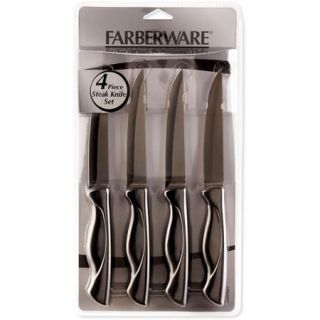Farberware Stainless Steel 4 Piece Steak Knife Set
