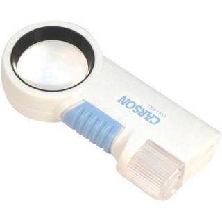 Carson CP 40 High Power 11x Aspheric Lens, LED Lighted Magnifier and Flashlight