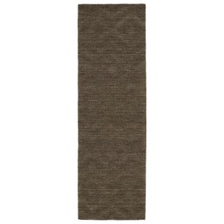Trends Chocolate Brown Phoenix Wool Rug (26 x 8)   16000303
