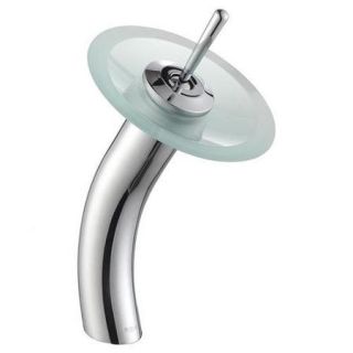 Kraus Premium Single Hole Waterfall Faucet with Single Handle