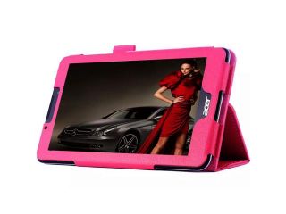 New Fashion Folio PU Leather Case Stand Cover For Acer Iconia Tab 7 A1 713 7" Tablet PC