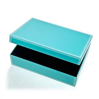 Blue Glass Jewelry Box   Large   7826129