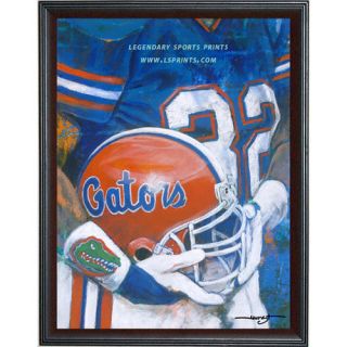 NCAA &#045; Florida Gators &#045; &#34;U of F Helmet Series&#34; &#045; Oversized Framed Giclee