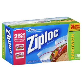 Ziploc Sandwich Bags, 120 bags   Food & Grocery   Food Storage