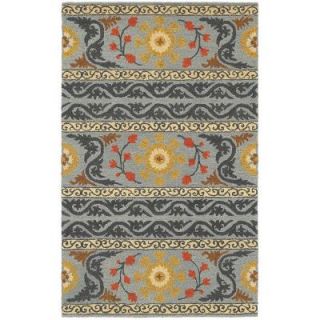 LR Resources Dazzle Gray 3 ft. 6 in. x 5 ft. 6 in. Indoor Area Rug DAZZL54035GRY3656