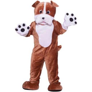 Bulldog Mascot Adult Halloween Costume, Size Men's   One Size