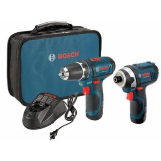 Bosch 12 Volt Max Lithium Ion Cordless Drill/Driver Combo Kit (2 Tool) CLPK22 120