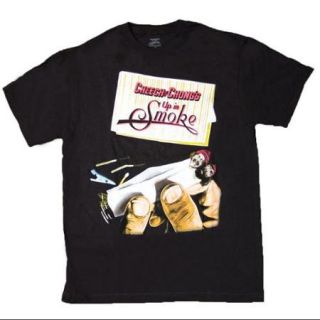 Cheech and Chong's "Up in Smoke" T Shirt   Black, Large