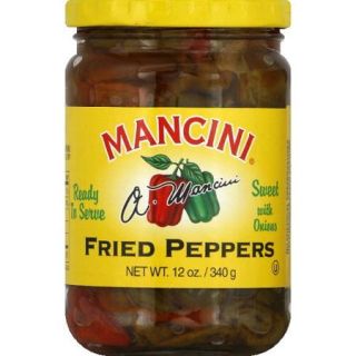 Mancini Fried Sweet Peppers With Onions, 12 oz (Pack of 6)