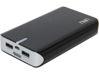 UNU Black 14000 mAh Enerpak Extreme Dual USB 2.1A Universal Battery Pack for Smartphones and Tablets UNU EP 02 14000BS