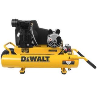 DEWALT 8 Gal. 155 PSI 1.9 HP Electric Dual Voltage Wheelbarrow Air Compressor DXCMTA1980854