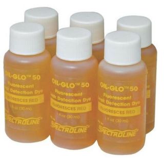 Spectroline Fluorescent Leak Detection Dye, Red, OIL GLO 50/6