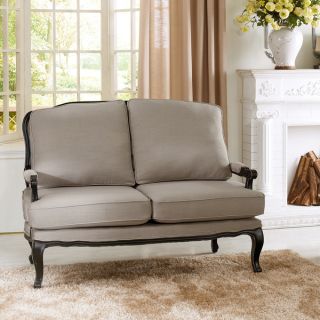 Baxton Studio Antoinette Classic Antiqued French Loveseat   16085014