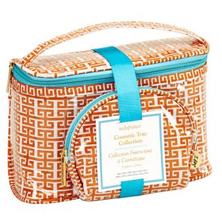 SedaFrance Bonchic Tangerine 2 piece Cosmetic Tote Set   16787464