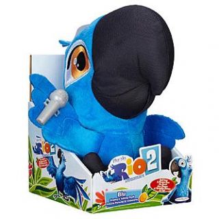 Jakks Pacific Rio 2 Singing Plush 8 Blu   Toys & Games   Stuffed