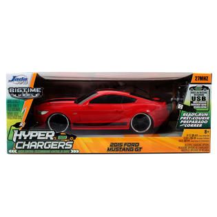 Jada Toys HyperChargers BIGTIME Muscle 2015 Red and Black Ford Mustang