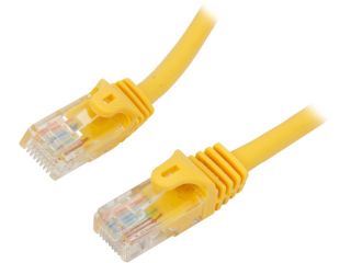 StarTech 45PATCH10YL 10 ft. Cat 5E Yellow Snagless UTP Patch Cable