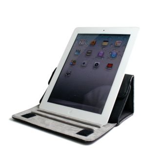 Kroo Leather Tablet Case With Kickstand of iPad 2/3/4 & 9 inch Tablets