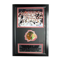 Chicago Blackhawks 2010 Stanley Cup Champions Framed Photo and Patch