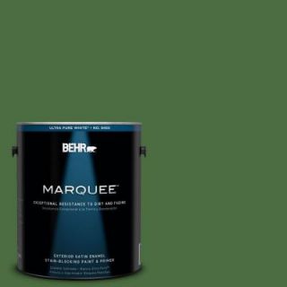 BEHR MARQUEE 1 gal. #S H 440 Pine Scent Satin Enamel Exterior Paint 945301