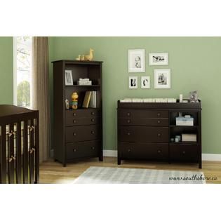 South Shore  Little Smiley Changing Table Espresso Finish