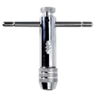 Hanson 21102 T handle Ratcheting Tap Wrench, 1/4" To 1/2" [6mm To 12mm]