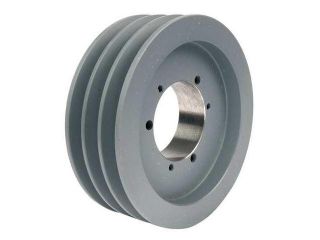 TB WOOD'S 743B V Belt Pulley, Detachable, 3Groove, 7.75"OD