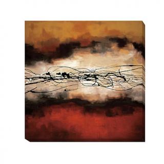 Laurie Maitland "Harmony in Red & Ochre" Gallery Wrapped Giclee Canvas Wall Art   Large   7871685
