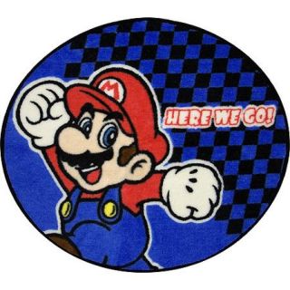 Nintendo Super Mario Acrylic Bath Rug, 12.25" x 21.50"