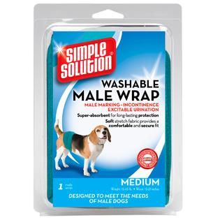 Simple Solution® Washable Male Wrap Medium   Pet Supplies   Dog