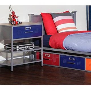 American Furniture Alliance Locker Twin Bed with 3 Drawers   Home