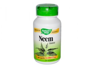 Natures Way 0466243 Neem   475 mg   100 Capsules