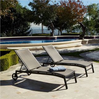 RST Brands Zen Chaise Lounger Patio Furniture (Set of 2)  