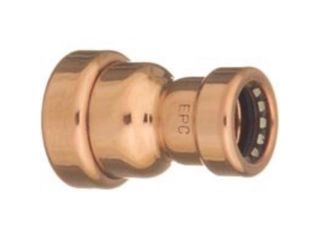 Copper Loc 3/4X1/2 Cxc Cplg ELKHART PRODUCTS CORP Push It Fittings 10170715