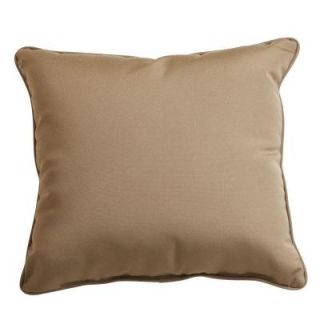 RST Brands Cocoa 17 in. x 17 in. Outdoor Throw Pillow OP 7220 E5425