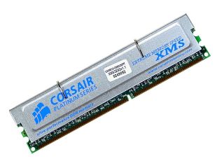 CORSAIR XMS 512MB 184 Pin DDR SDRAM DDR 400 (PC 3200) Desktop Memory Model CMX512 3200C2PT