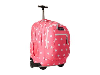 Jansport Driver 8 Wheeled Backpack Pink Spots