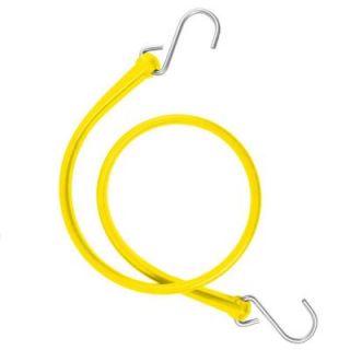 The Perfect Bungee 31 in. Polyurethane Bungee Strap with Galvanized S Hooks (Overall Length 36 in.) B36Y