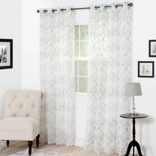 Somerset Home Valencia Embroidered Curtain Panel