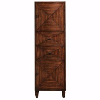Home Decorators Collection Kyoto 22 in. Linen Cabinet in Dark Brown DISCONTINUED 4153200830