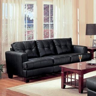 Coaster Samuel Bonded Leather Sofa, Multiple Colors