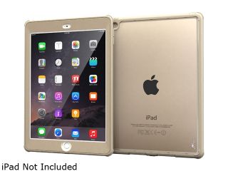 rooCASE Champagne Gold Glacier Tough Hybrid PC TPU Rugged Case for Apple iPad Air 2 2014, Gold Model RCAPLAIR2GTCG